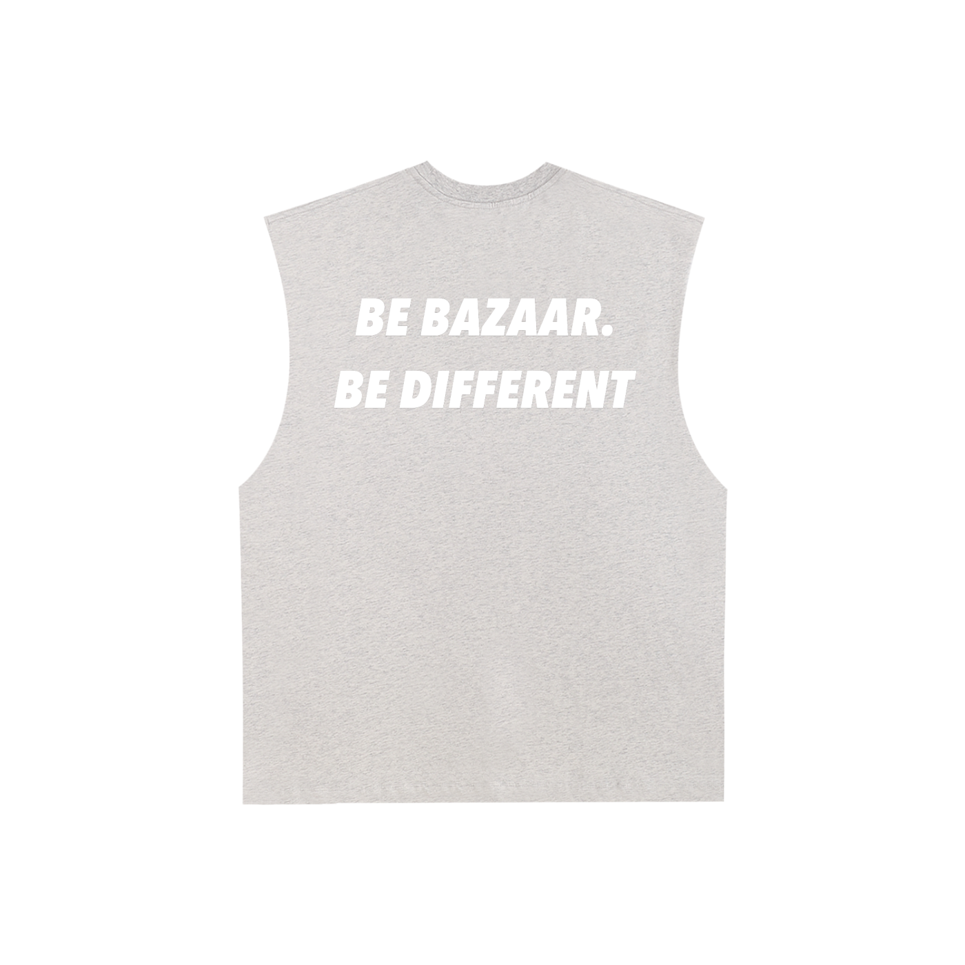 Raw Edge Cotton Tank Top