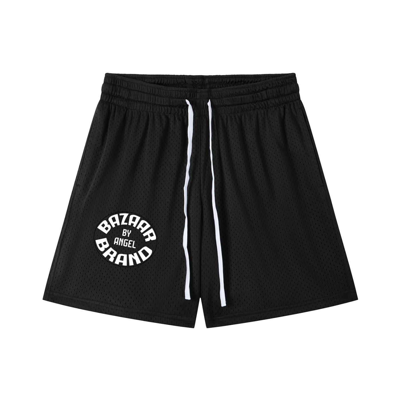Mesh Drawstring Shorts