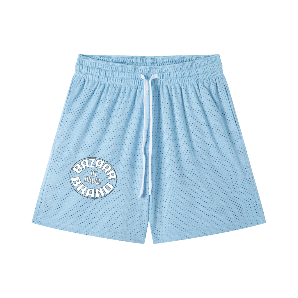 Mesh Drawstring Shorts